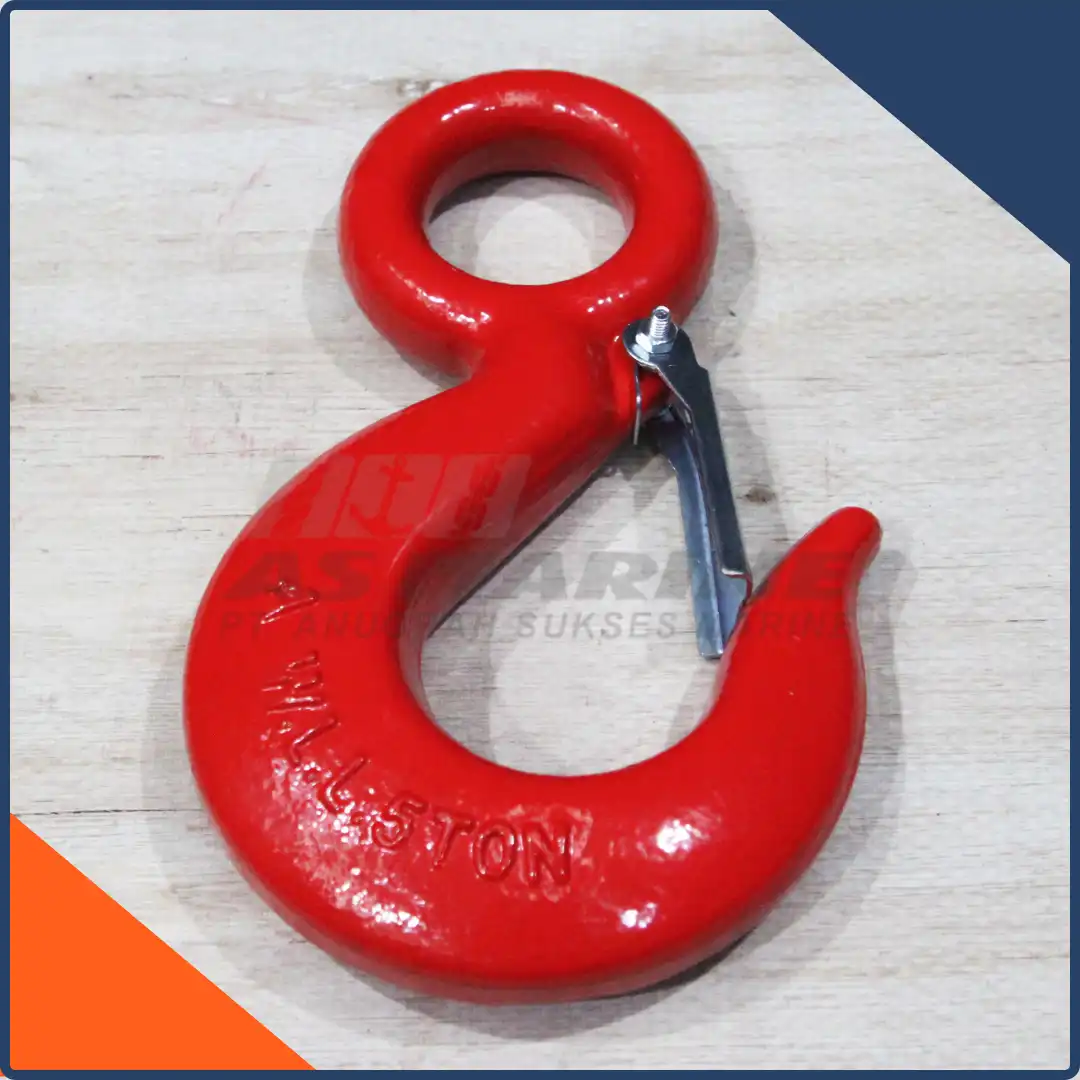 Toprig Hook Eye / Kait / Gancu with Safety Latch Kit 5 Ton Alloy